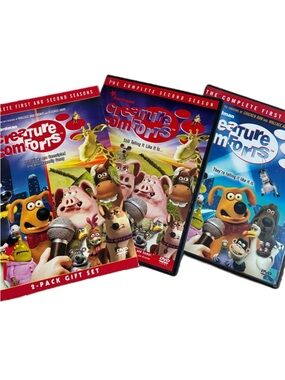 Creature Comforts DVD Collection - Red, Blue, and Black Covers